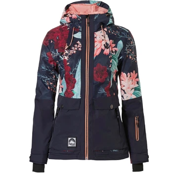 Лыжная и сноубордическая куртка Rehall Luna W 2022 floral red XS 60225-5010