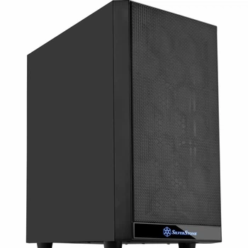 Корпус Silverstone PS15 Black Tempered Glass (SST-PS15B-G)