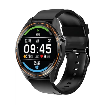 Смарт-часы 2E Motion GT 46 mm Black-Orange (2E-CWW20BKOR)