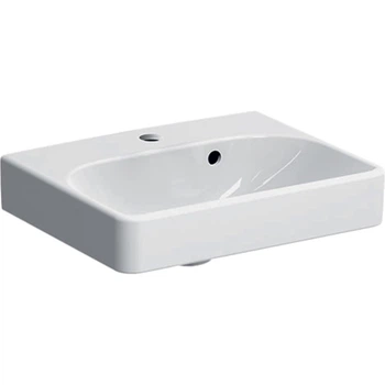 Умывальник подвесной Geberit Smyle Square 45х36, белый (500.222.01.1)