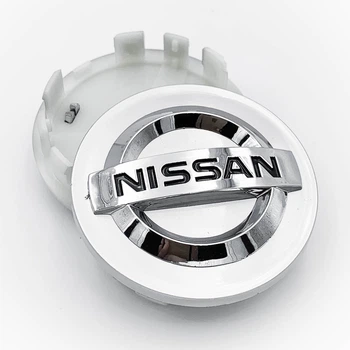 Колпачки (заглушки) в литые диски NISSAN (Ниссан) 60 мм Cеребристые CountryMan