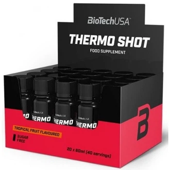 Жироспалювач Biotech Thermo Shot, 20 шт по 60 мл Тропічні фрукти (294738)