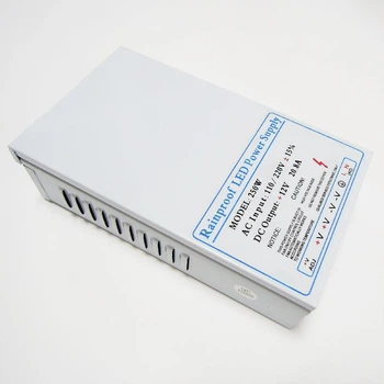 Блок питания NikoLED 220VAC 12VDC 20.8A 250W IP44 в металлическом корпусе (846)