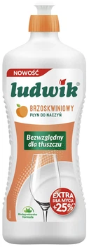 Засіб для миття посуду Ludwik Персик 900 мл (5900498028256)