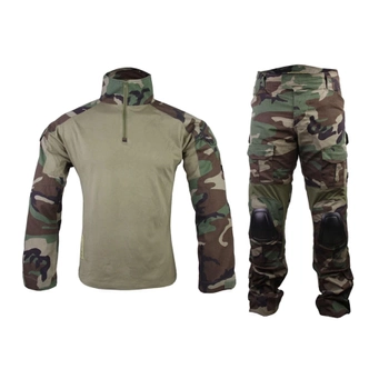 Комплект уніформи Emerson G2 Combat Uniform коричнево-зелений камуфляж S 2000000059532