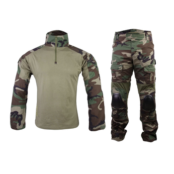 Комплект униформы Emerson G2 Combat Uniform коричнево-зеленый камуфляж M 2000000059549