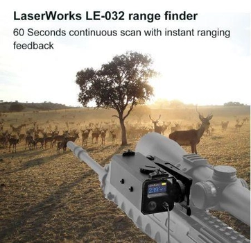 Лазерный дальномер LE032 Range finder (до 1200м) для прибора ночного видения и тепловизора