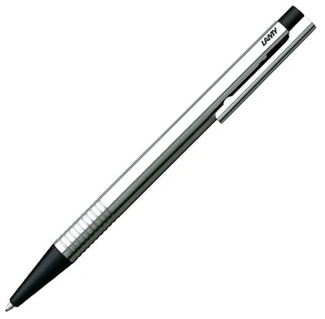 Кулькова ручка Lamy Logo M хром/чорна 1,0 мм