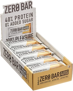 Блок батончиков Biotech Zero Bar 50 г Капучино 20 шт(769106)
