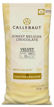 Білий шоколад Callebaut Velvet 10 кг (5410522654172)