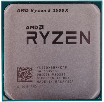 Процессор AMD Ryzen 5 2500X 3.6GHz/8M (YD250XBBM4KAF) sAM4, tray