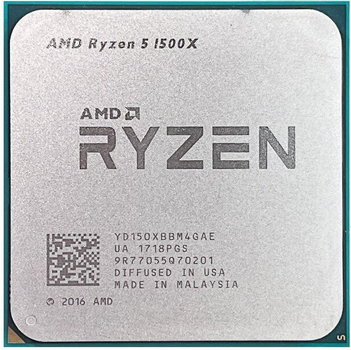Процессор AMD Ryzen 5 1500X 3.5GHz/16M/5,0GT/s (YD150XBBM4GAE) sAM4, tray