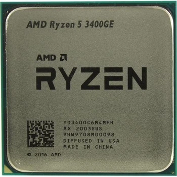 Процессор AMD Ryzen 5 PRO 3400GE 3.3GHz/4M (YD340BC6M4MFH) sAM4, tray