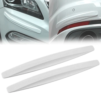 Защитная Накладка Guard на Бампер Автомобиля (5х40 см) White 2 шт (24405)