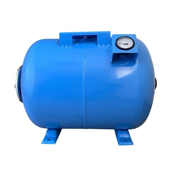 Гідроакумулятор 50л VOLKS pumpe 10bar горизонтальний (з манометром)