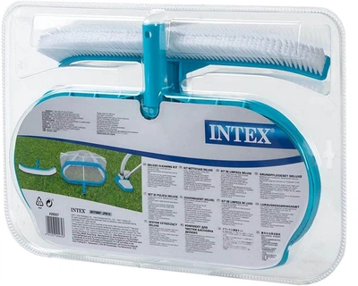 Zestaw do czyszczenia basenu Intex z siatką, szczotką i ssawką (6941057404653) 
