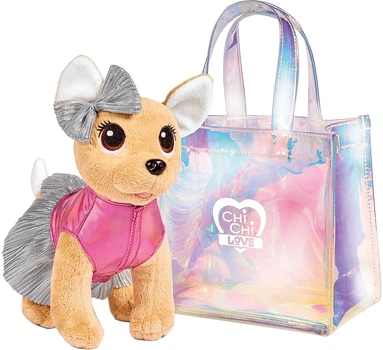 Pies Simba Toys Chi Chi Love Chihuahua Fashion Shimmer z holograficzną torebką (105893432)