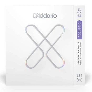 Струны для акустической гитары D'Addario XSAPB1152 XS PHOSPHOR BRONZE CUSTOM LIGHT (11-52)