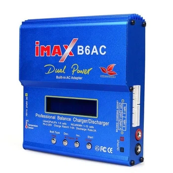 Зарядное устройство Imax B6AC 80W, с балансиром и встроенным БП (100489)