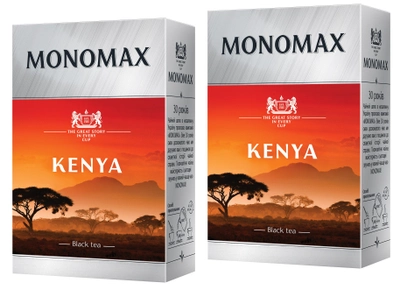 Упаковка чаю Мономах чорного кенійського Kenya 90 г х 2 шт (2000006781031)