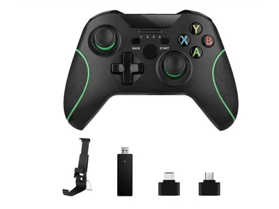 Контролер геймпад BauTech Для Xbox One, PC 2,4 G бездротовий Чорний (1007-385-00)