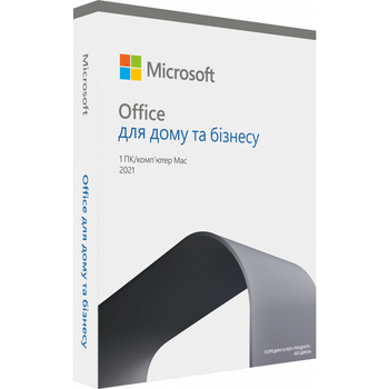Офісний додаток Microsoft Office 2021 Home and Business Ukrainian CEE Only Medialess (T5D-03544)