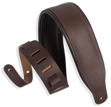 Ремень гитарный Levy's M26PD-DBR_DBR Classics Series Padded Two-Tone Guitar Strap (Dark Brown)