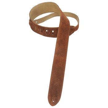 Ремень гитарный LEVY'S MS12-BRN CLASSICS SERIES SUEDE GUITAR STRAP (BROWN)
