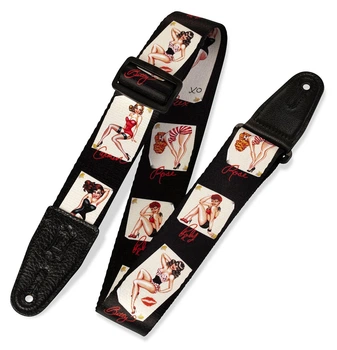 Ремень гитарный LEVY'S MPS2-072 PRINT SERIES GUITAR STRAP (GIRLS)