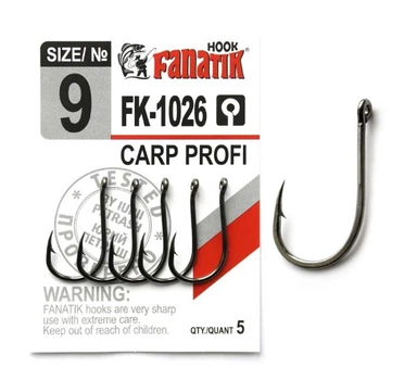 Крючок Carp Profi №9 Fanatik арт FK-1026-9