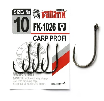 Крючок Carp Profi №10 Fanatik арт FK-1026-10
