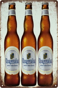 Металлическая табличка "Hoegaarden (Трио)" (ms-103465)