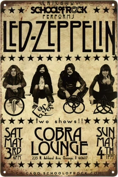 Металева табличка "Led Zeppelin (Cobra Lounge)" (ms-103379)