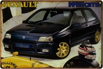Металлическая табличка "Renault Williams" (ms-103446)