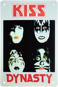 Металлическая табличка "Kiss (Dynasty)" (ms-103394)