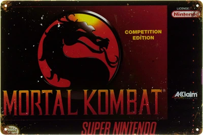 Металева табличка "Mortal Kombat (Nintendo)" (ms-103518)