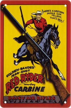 Металлическая табличка "Red Ryder (Carabine)" (ms-103400)