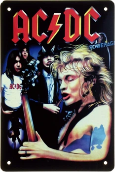 Металлическая табличка "AC/DC (Vintage)" (ms-103531)