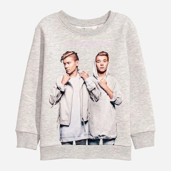 Світшот H&M 0631508 92 см Сірий (KZ2000001304372)