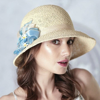 Летняя шляпа Helen Line Молочный (139)