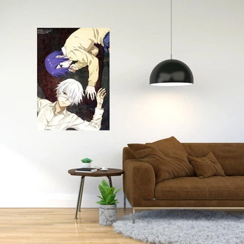Плакат-постер с принтом "Tokyo Ghoul - Токийский гуль (манга в жанре тёмного фэнтези, ниме) " А3 ПЛ000213