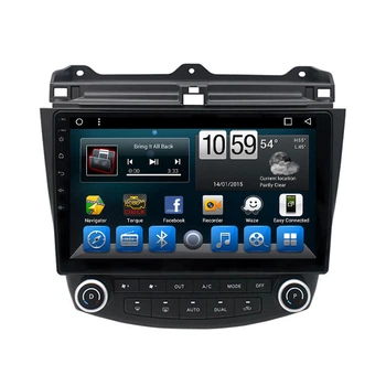 Штатна автомобільна магнітола Lesko Honda Accord VII 2002-2006 10" Wi Fi клімат контроль GPS Android