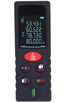 Лазерный дальномер лазерная рулетка Kronos KXL-D80 (0,05-80 м) V куба S прямоугольника длина гипотенуза (mdr_5274)