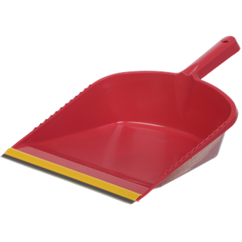Совок для сміття BuroClean з гумовою насадкою асорті (10300401)
