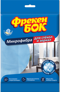 Серветка мікрофібра Фрекен Бок для скла та дзеркал (fb.82776)