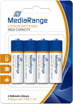 Bateria litowa MediaRange AA FR6 1.5 V 4 szt. (4260459610571)