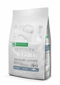 Сухий корм для собак великих порід Superior Care White Dogs Grain Free White Fish Adult Large Breeds 1.5 кг