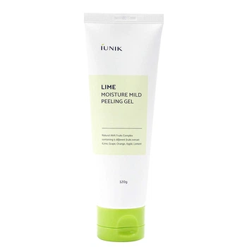 М'який зволожуючий пілінг-гель із лаймом IUNIK Lime Moisture Mild Peeling Gel 120 ml