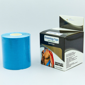 Кинезио тейп в рулоне 7,5см х 5м (Kinesio tape) эластичный пластырь