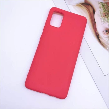 Чехол Soft Touch для Oppo A52 силикон бампер красный